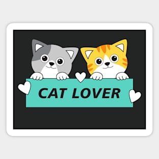 cute cat lover Magnet